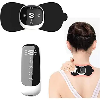 Wireless TENS Machine for Pain Heated Rechargeable Muscle Stimulator EMS Massage Portable Pain Management Device for Back Knee