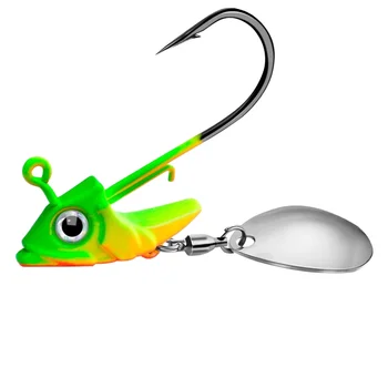 Wholesale High Carbon Steel 7.5g 10.5g 15g Jig Heads Fishing Swimbait Spinner Bass Hooks – Soft Lure – view 3