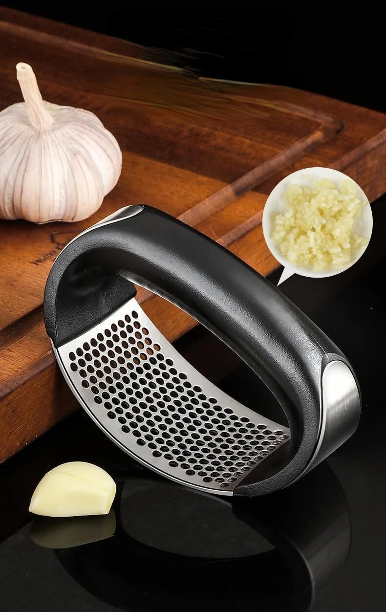 Stainless Steel Garlic Press Crusher Manual Garlic Mincer Chopping Garlic  Tool Fruit Vegetable Tools Kitchen Accessories Gadget