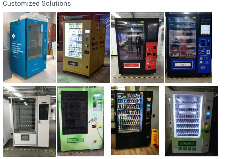 Automatic Food Bread Baking Vending Machines Fresh Baked Vending