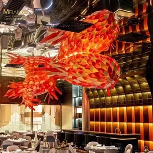 Grand Scientific Super Bright Chandelier Lamp Non-Standard Oval Shape Natural Inspired for Office & Hotel Application