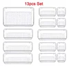 Clear-13pcs
