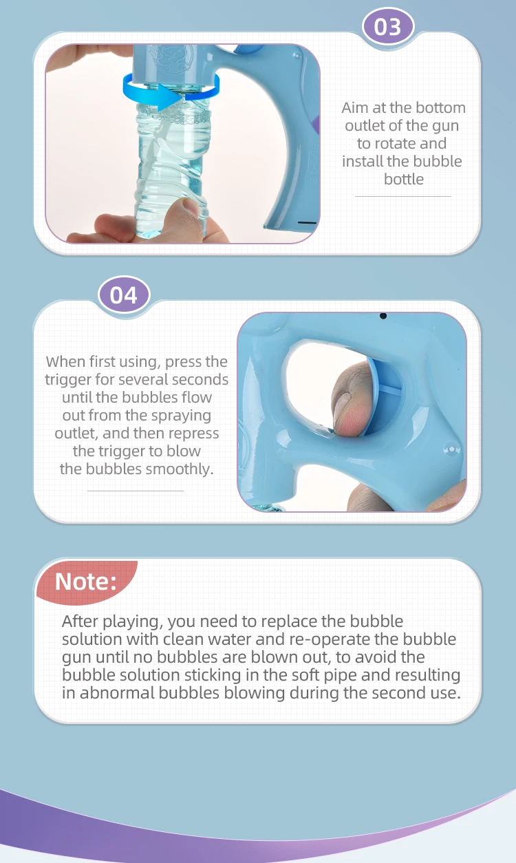 Пузырьковый пистолет с животными Волшебная машинка со светом и звуком электрическая для принцессы игрушки мальчиков девочек детей