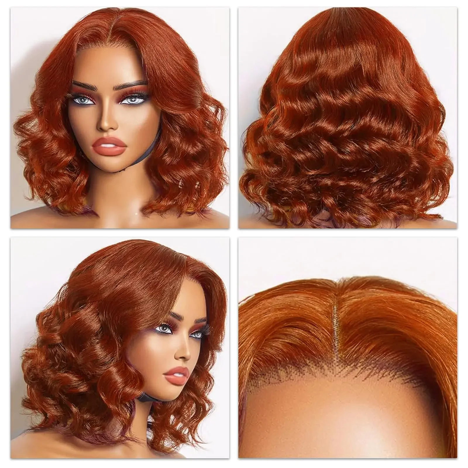 Body Wave Lace Front Pruiken Menselijk Haar 13x4 Transparante Lace Frontaal Voorgeplukt 180% Dichtheid_voghion.com