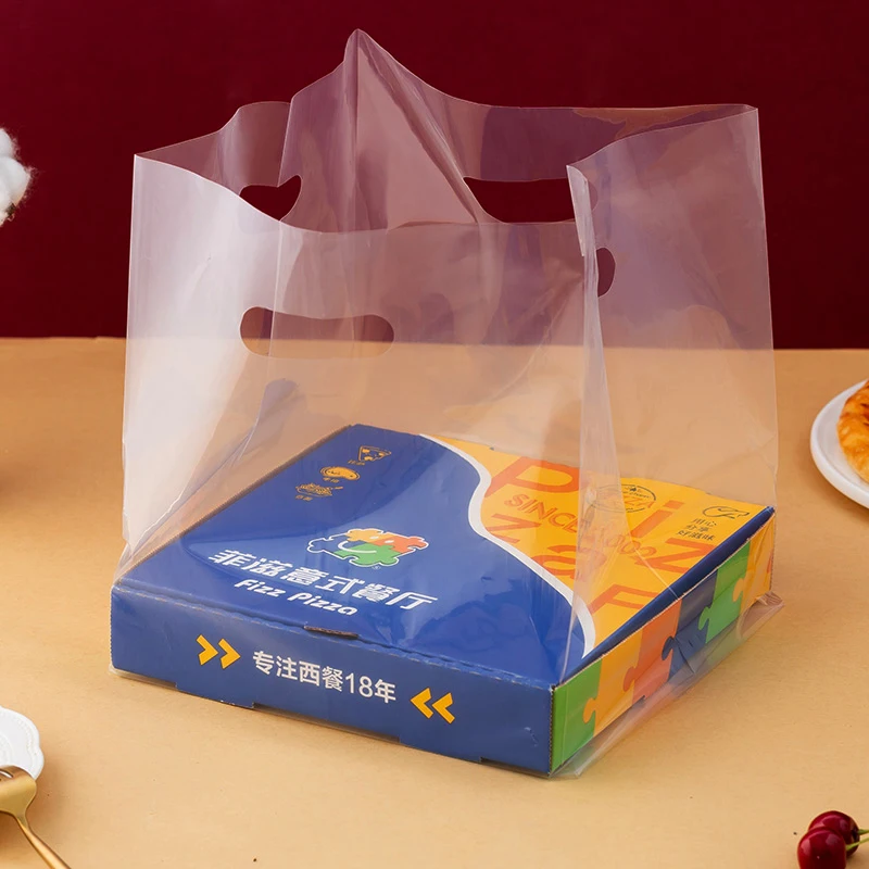 Custom Printed Logo Plastic Packaging Bag Hdpe Ldpe Merchandise Die Cut