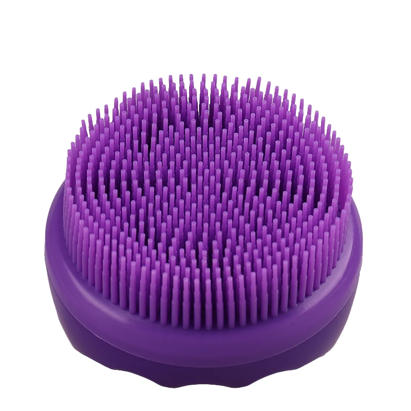 Exfoliating Body Silicone Bath Brushes Sponges Soft Bristles Back Scrubber For Shower Silicone