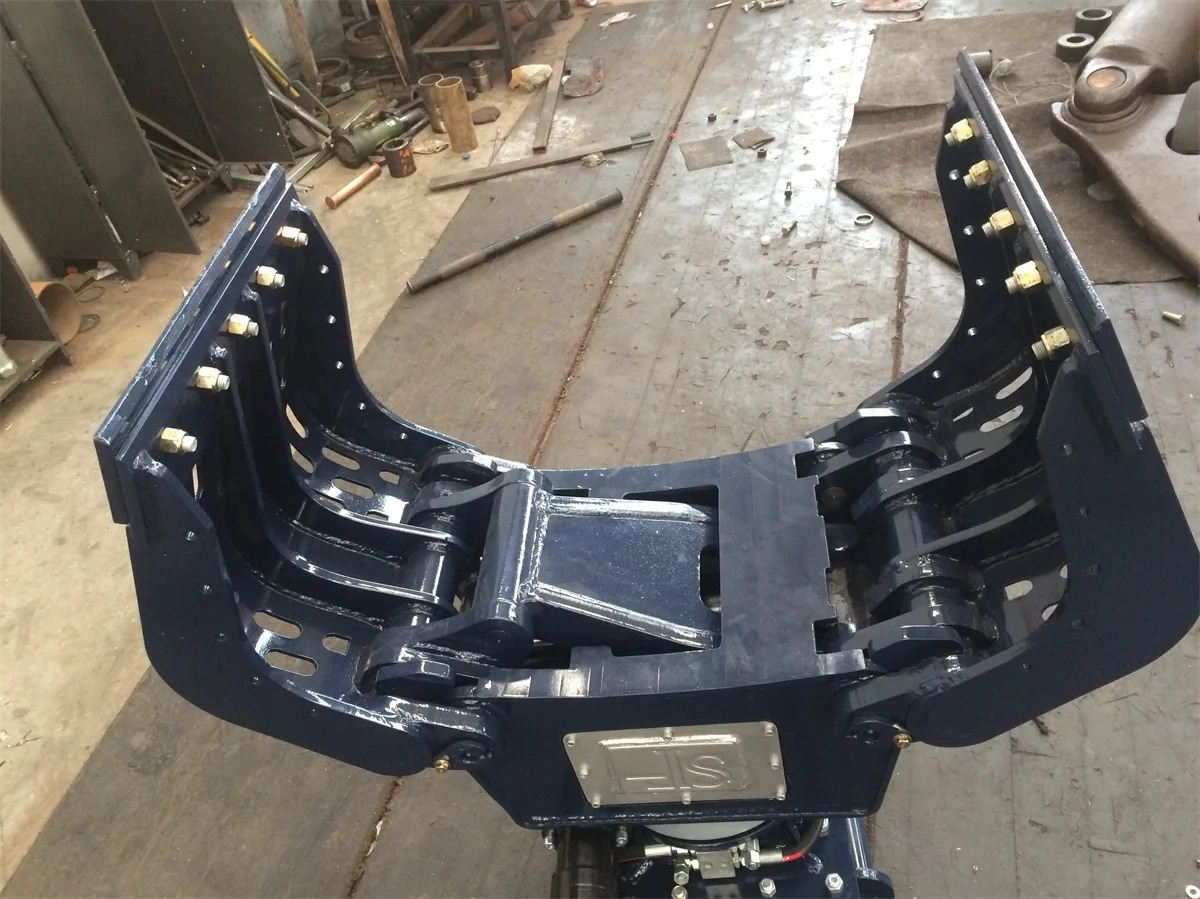 MS01 MS03 Hitch Mounted Excavator Sorting Grapple Demolition Grapples with Rotator