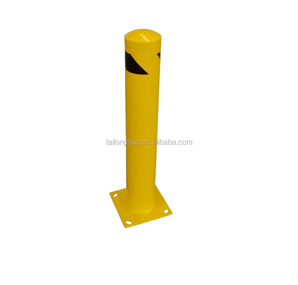 Steel Pipe Warning Traffic Bollard Safety Post Security Parking Bollard ...