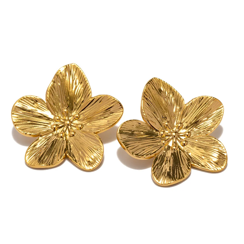 Vintage-18K-Gold-Plated-Floral  display picture 1