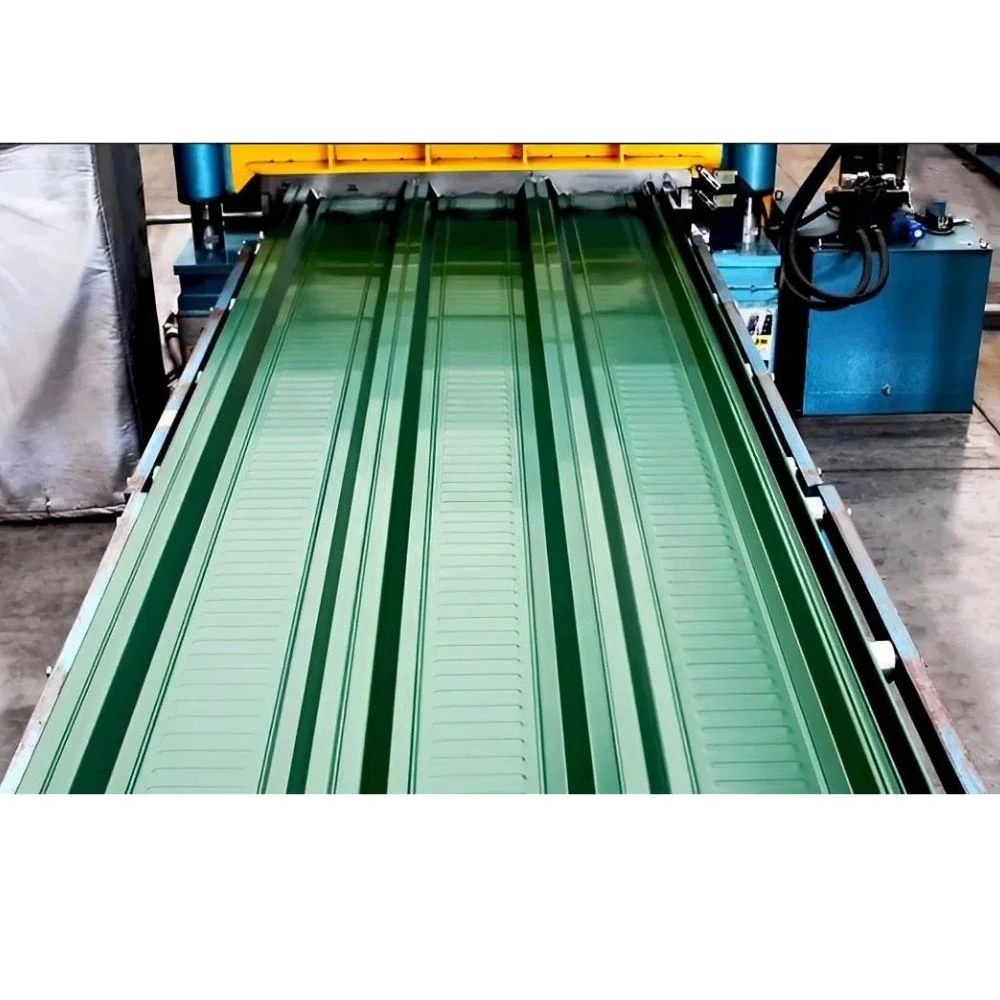 墨西哥流行仓库工厂口径22口径26 TRN 100-35屋顶外墙面板滚压成型机