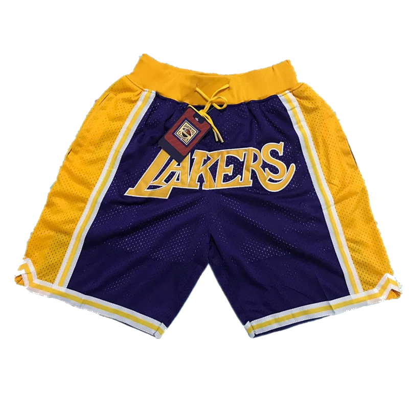 Wholesale Just Don Basketball Shorts N-B-a Los Angeles Lakers