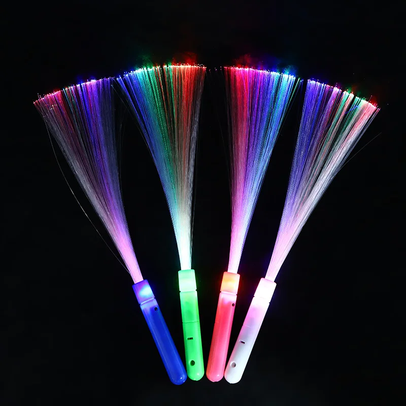 Wholesale Hot Sale Led Light Up Fiber Optic Wand Fiber Optic LED Fiber Optic  Lights For Birthday Wedding Concert Party Cheer Props From m.