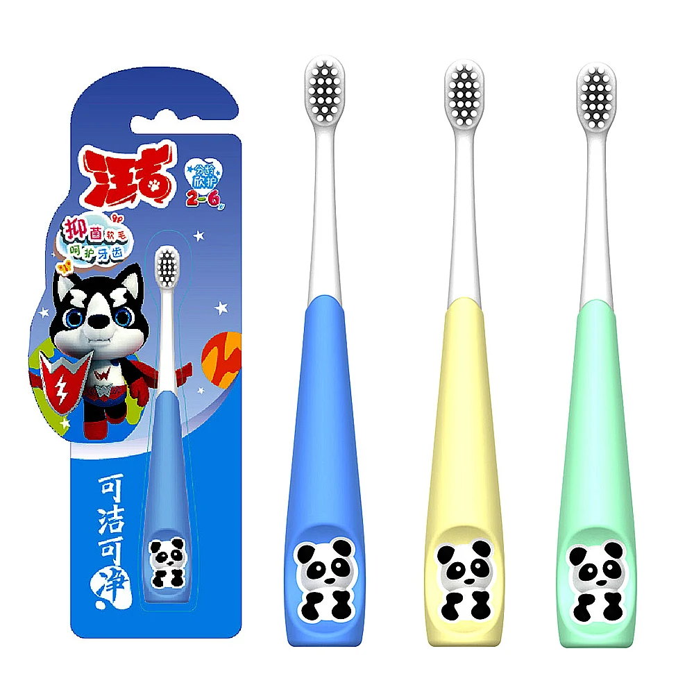 Маленькая детская зубная щетка с мягкой щетиной для малышей