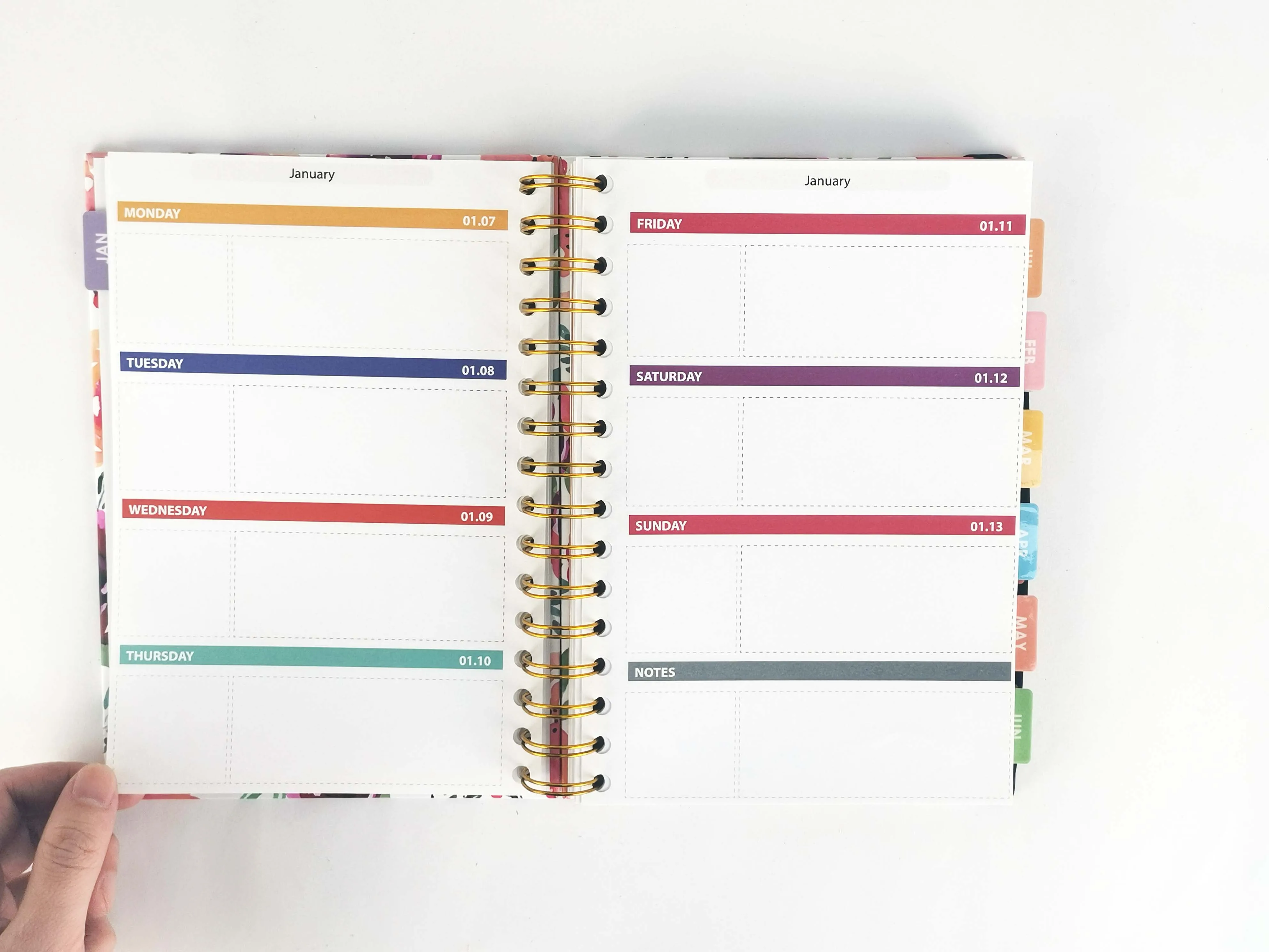 Ежедневный Еженедельный Органайзер в твердой обложке студенческий планировщик записная книжка индивидуальный