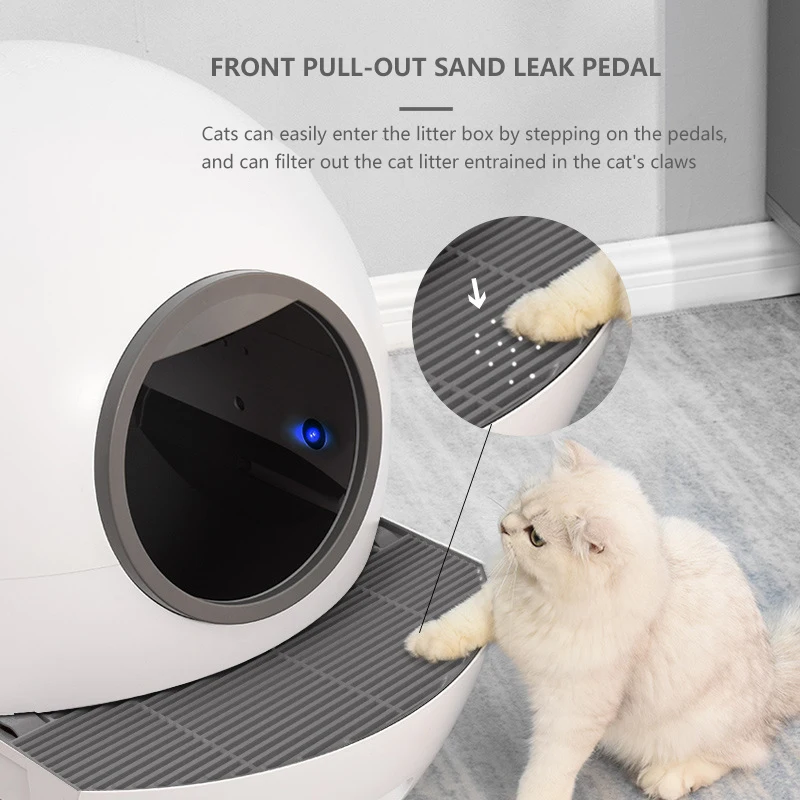 Cat Fully Enclosed Oversized Cat Toilet Automatic Litter Box ...