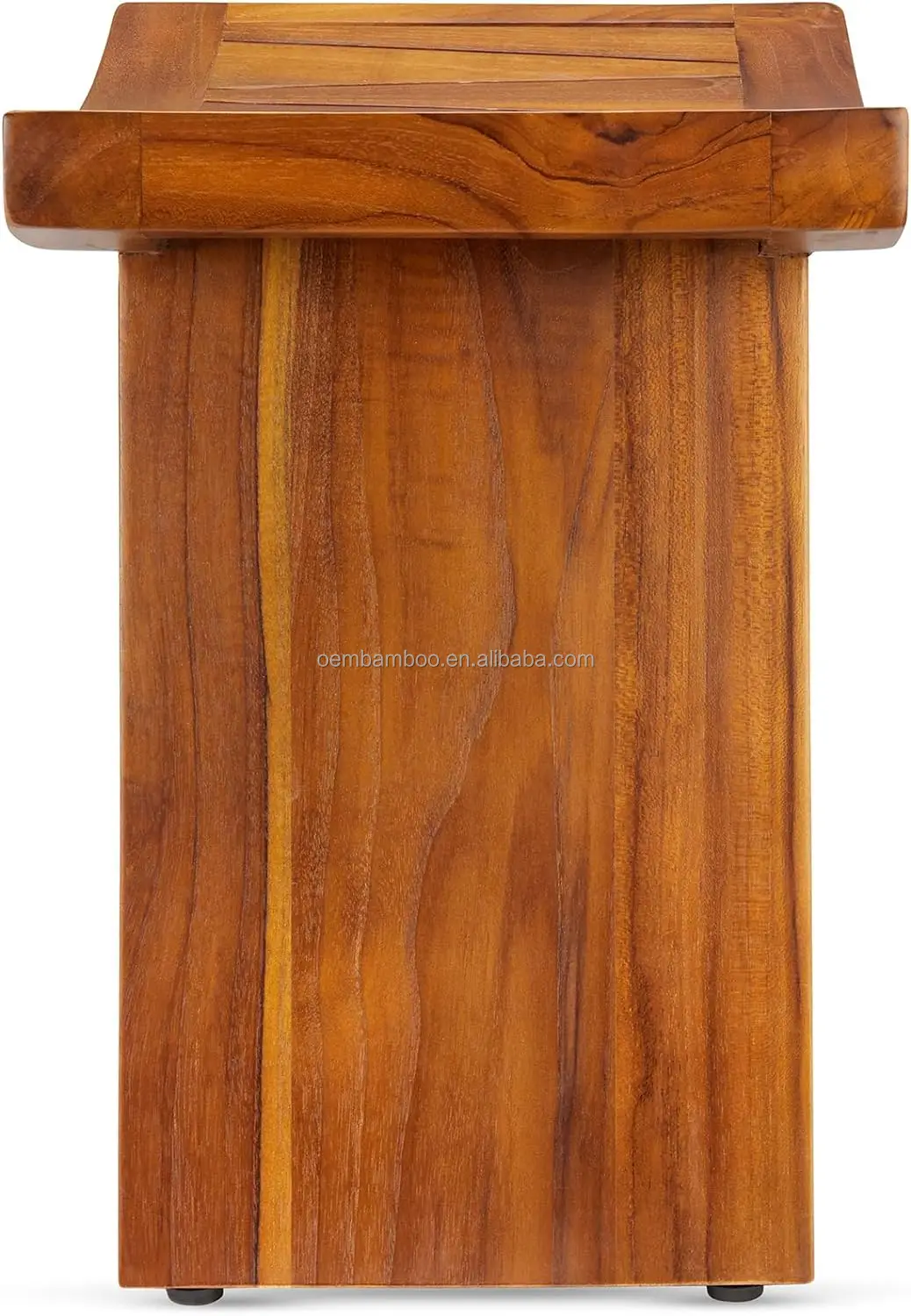Teak Shower Stool With Shelf Water Resistant,Nonslip Premium