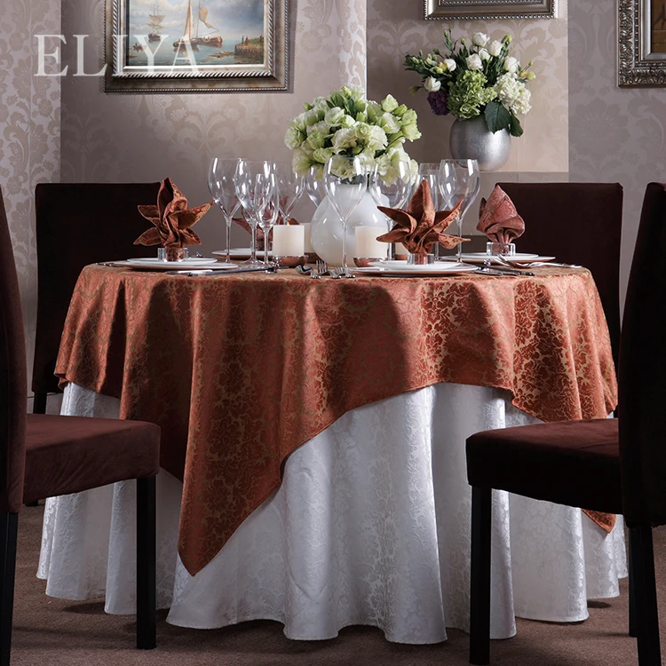 Table Cloth New Design  High Quality Promotional Banquet