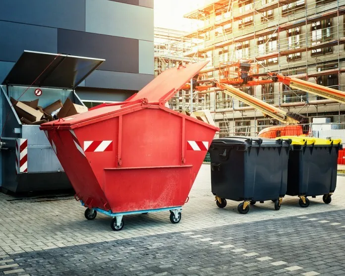 Garbage Bins for Sale Construction Waste Containers Iron Waste Containers 20 Yards
