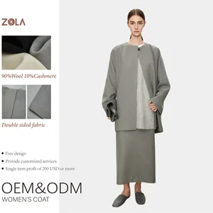 Women's Short Casual Cashmere Coat in Fashion-Style Colors for Winter Keep Warm