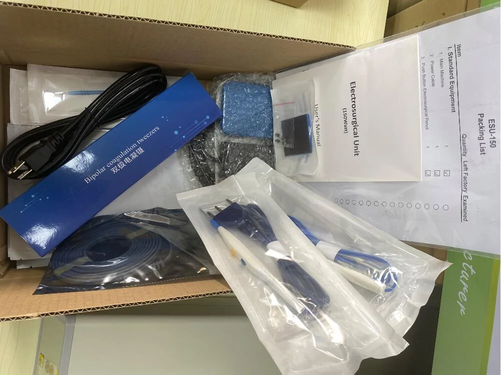 Electrosurgical cable patient metal plates diathermy pad electrosurgical speculum unit dental Surgical generator machine