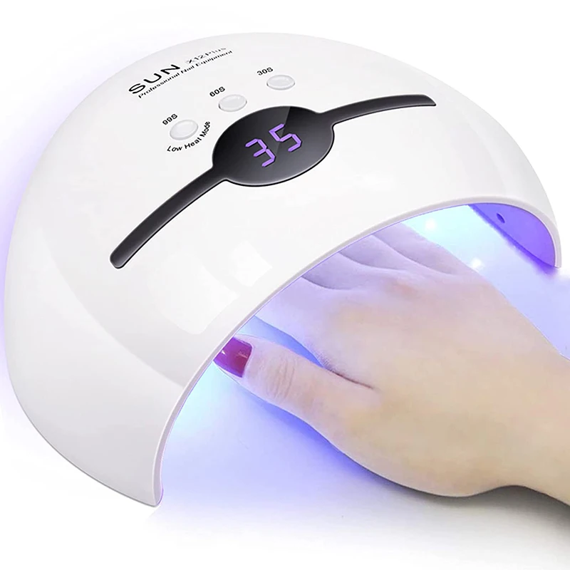 プロフェッショナル48W UV LEDネイルランプ、速乾性ジェル用、30s/60s