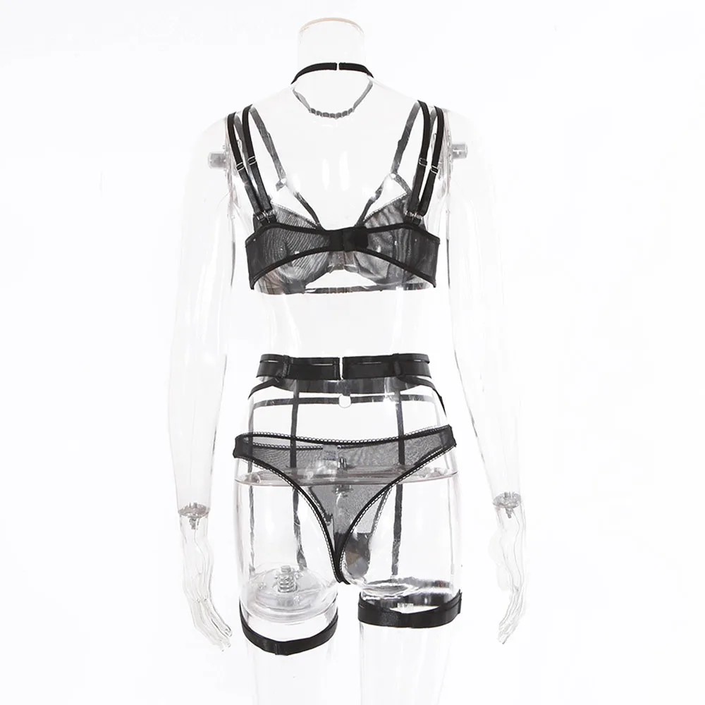 Clear Vinyl Bra 