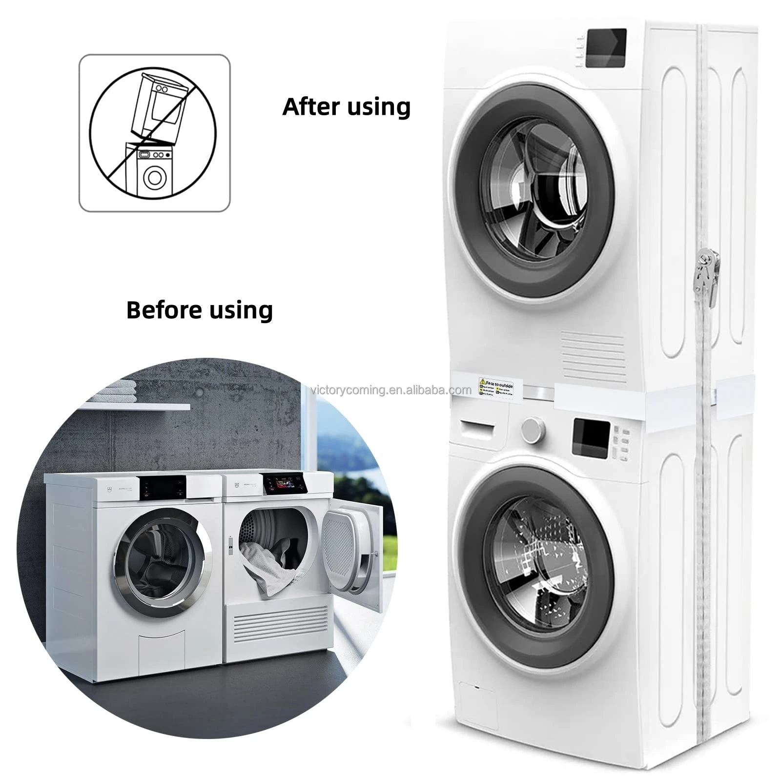 Stacking Kit For Washing Machine And Dryer Universal Stacking Kit ...