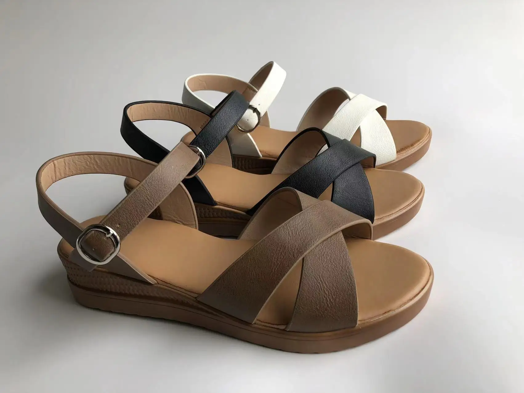 female wedge sandals shoes High Quality Hot Selling women comfort sandals