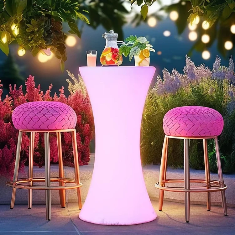 Hot Sale Led Table Bar and Tables With Stools|