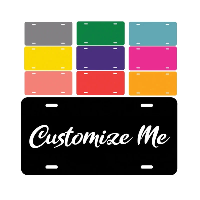 Plastic Number Plate Custom Acrylic License Plate Frame Acrylic License