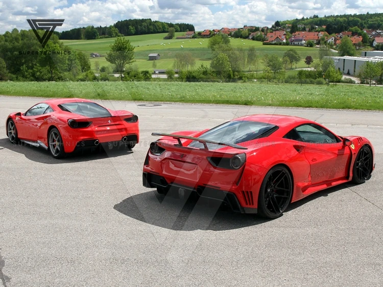 Novt製フェラーリ 488 GTB用 ハーフカーボンワイドボディキット