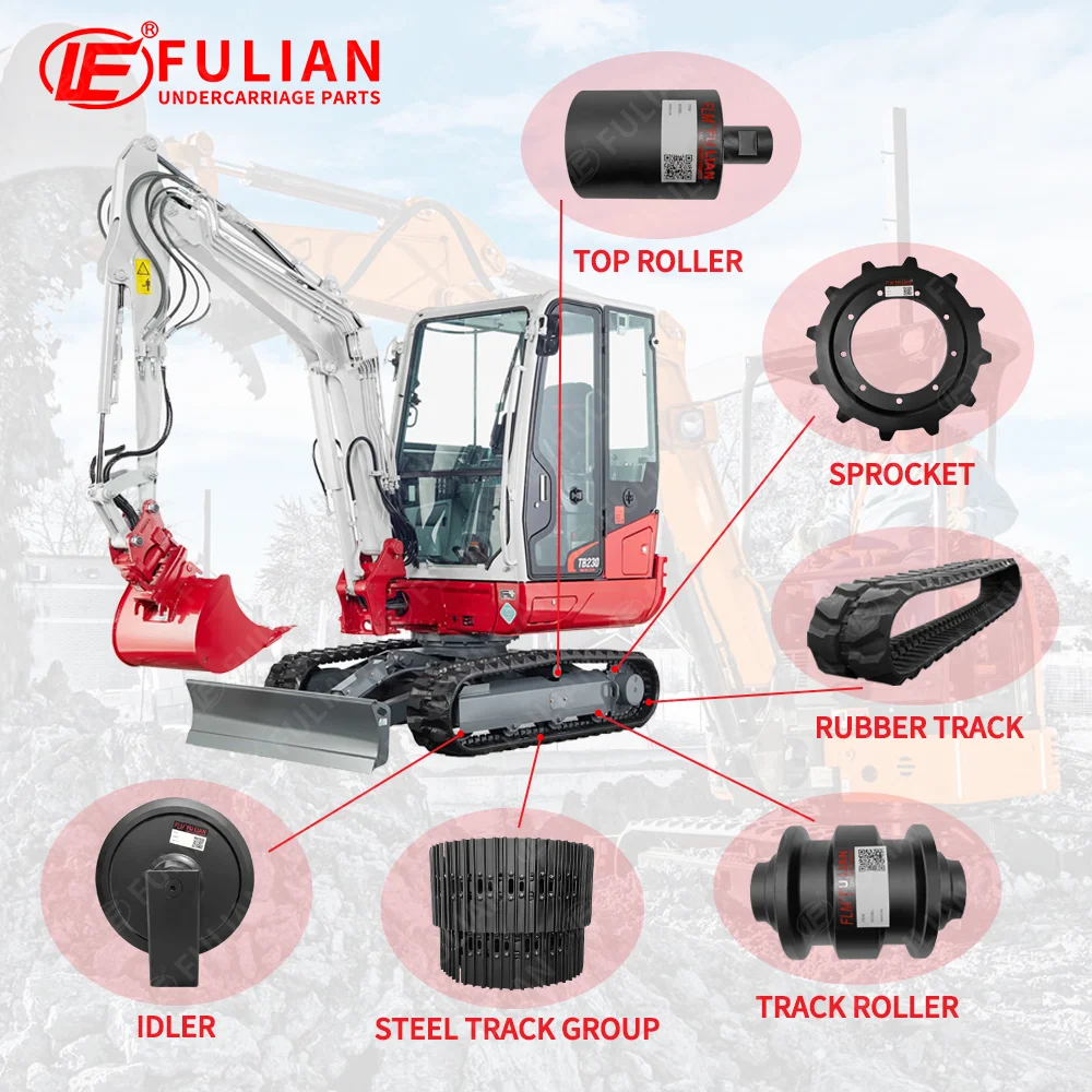 ローラー Hitachi Excavator Zx200 Zh200 Zx210 Zx240 Zx250 Zx260 Zx270