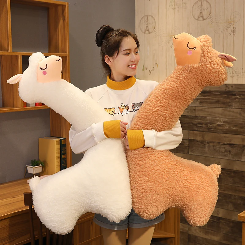 Custom Llama Plush Toys Giant Alpaca Skin Soft Stuffed Animal