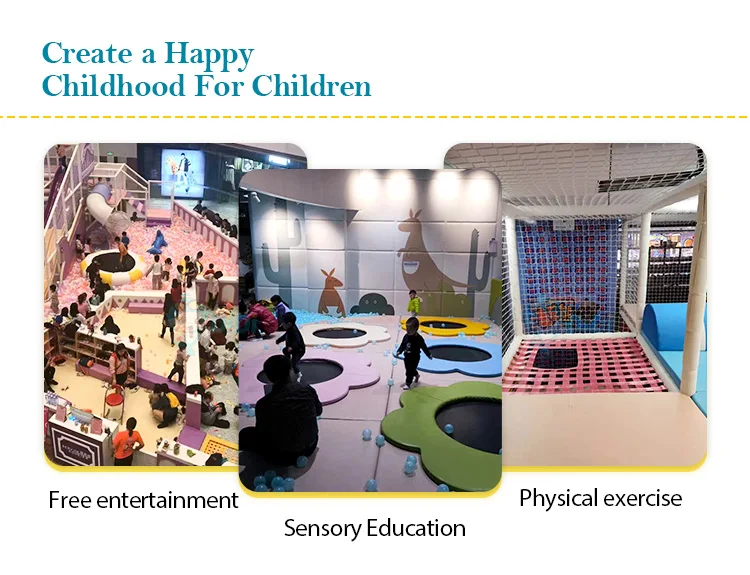 Stainless Steel Indoor Trampoline Park with 3D Installation and Customized Size for Kids and Adults