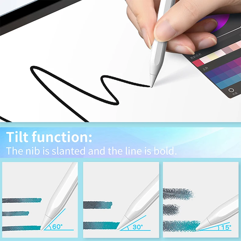 Готовых запасов бесплатный образец Магнитный активный стилус для планшетных ПК для сенсорных экранов ладони отказ от карандаша для стилуса для Apple