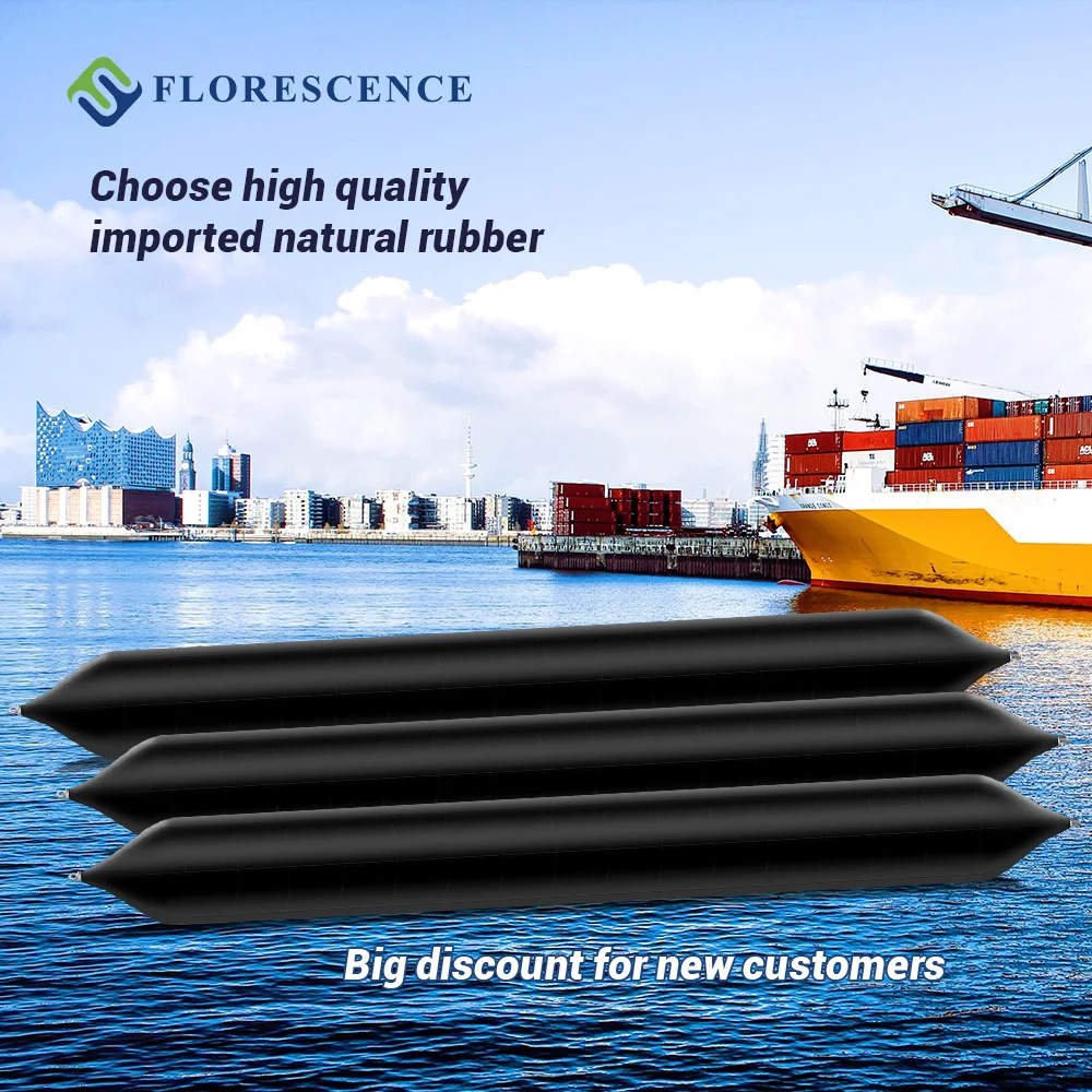 Floating Dry Dock Lift Inflatable Rubber Marine Ship Launching Airbags for Sale