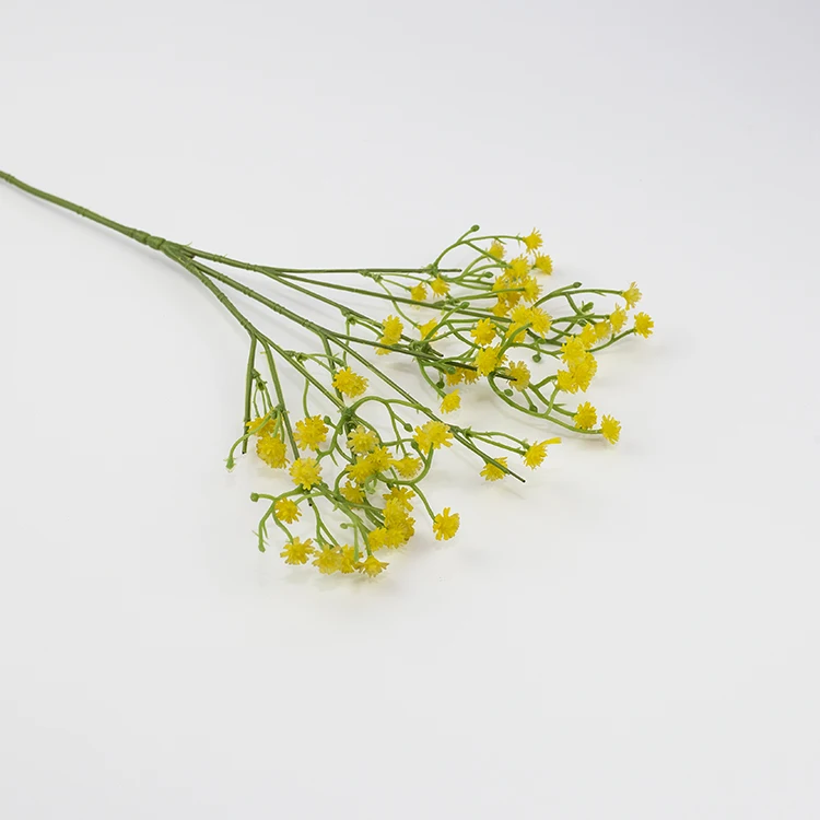 Украшение для свадебной вечеринки настоящий белый пластиковый сушеный искусственный цветок дыхания