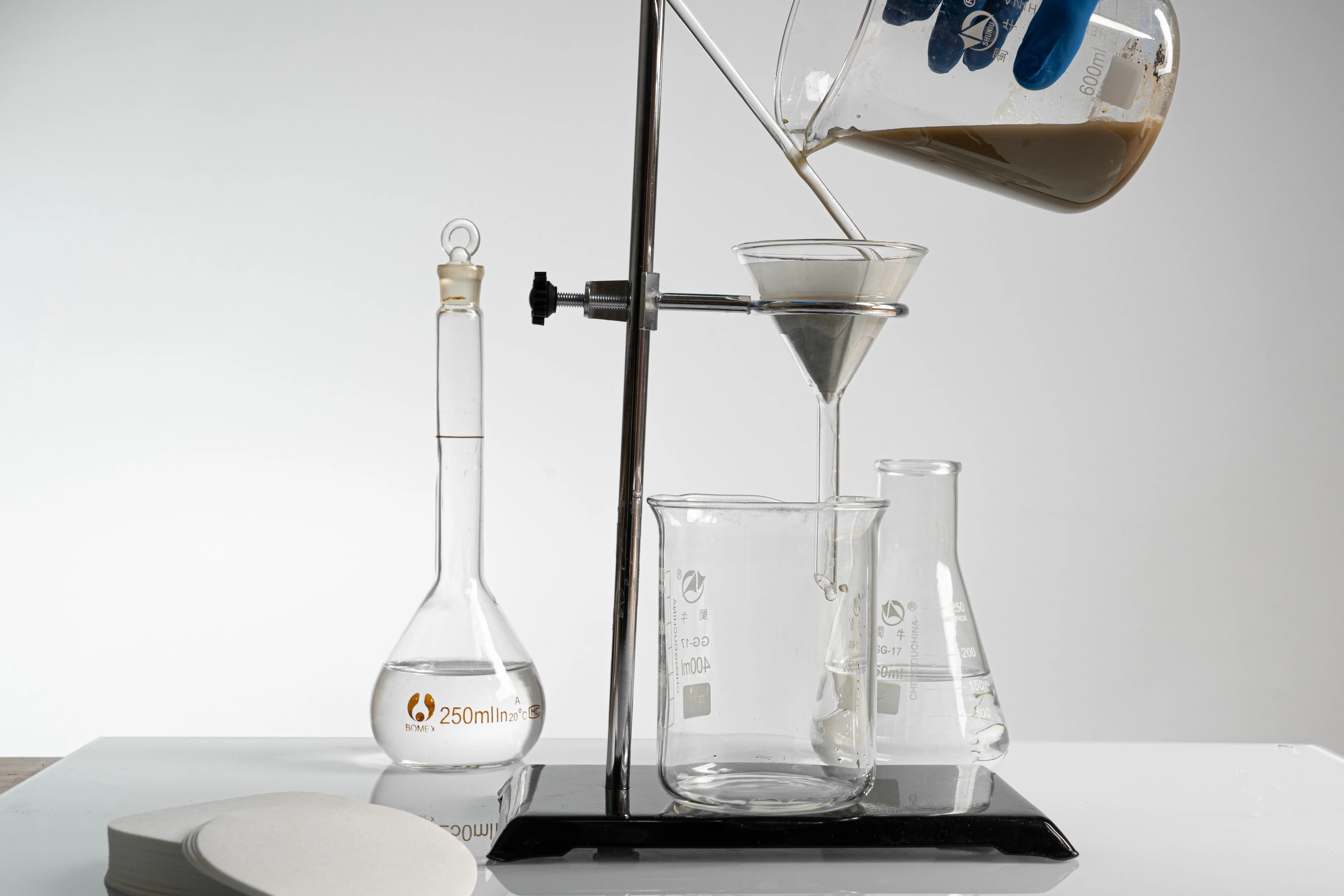 201 FAST Quantitative Filter Paper Ashless Filter Paper for Precise Lab Quantitative Analysis