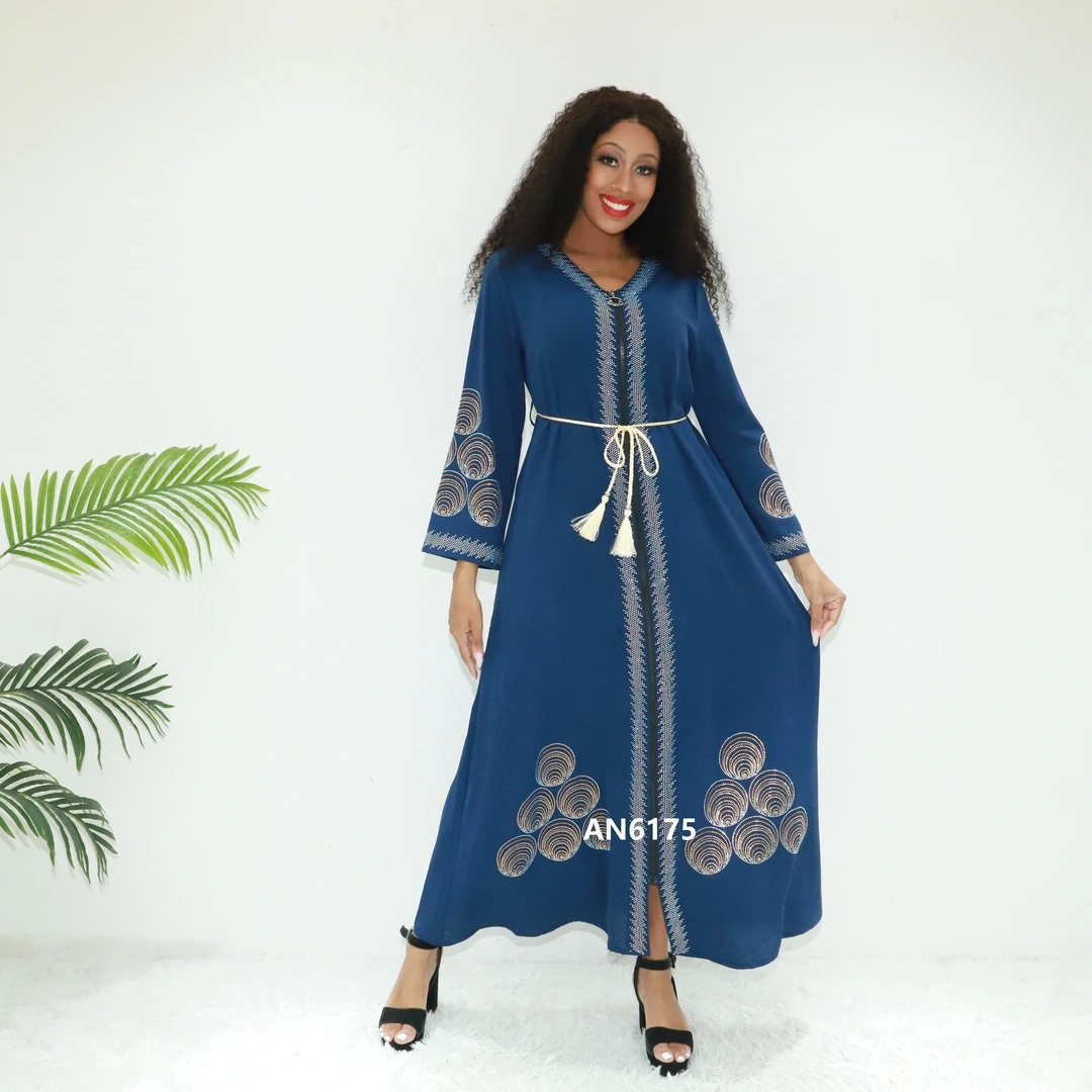 African Dresses Kimono Abaya Ladies AY Fashion AN6175 Togo Fashion Muslim  Dress