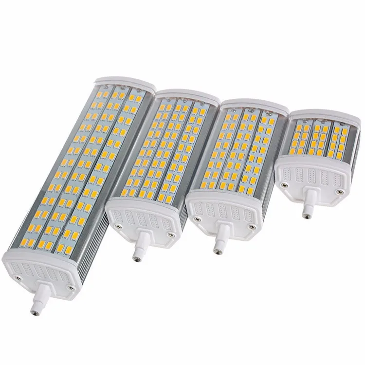 Wholesale led R7S high brightness lamp bulb AC85V 265V 15W 20W 25W 30W 5730SMD horizontal corn 78 118 189mm From m.alibaba.com