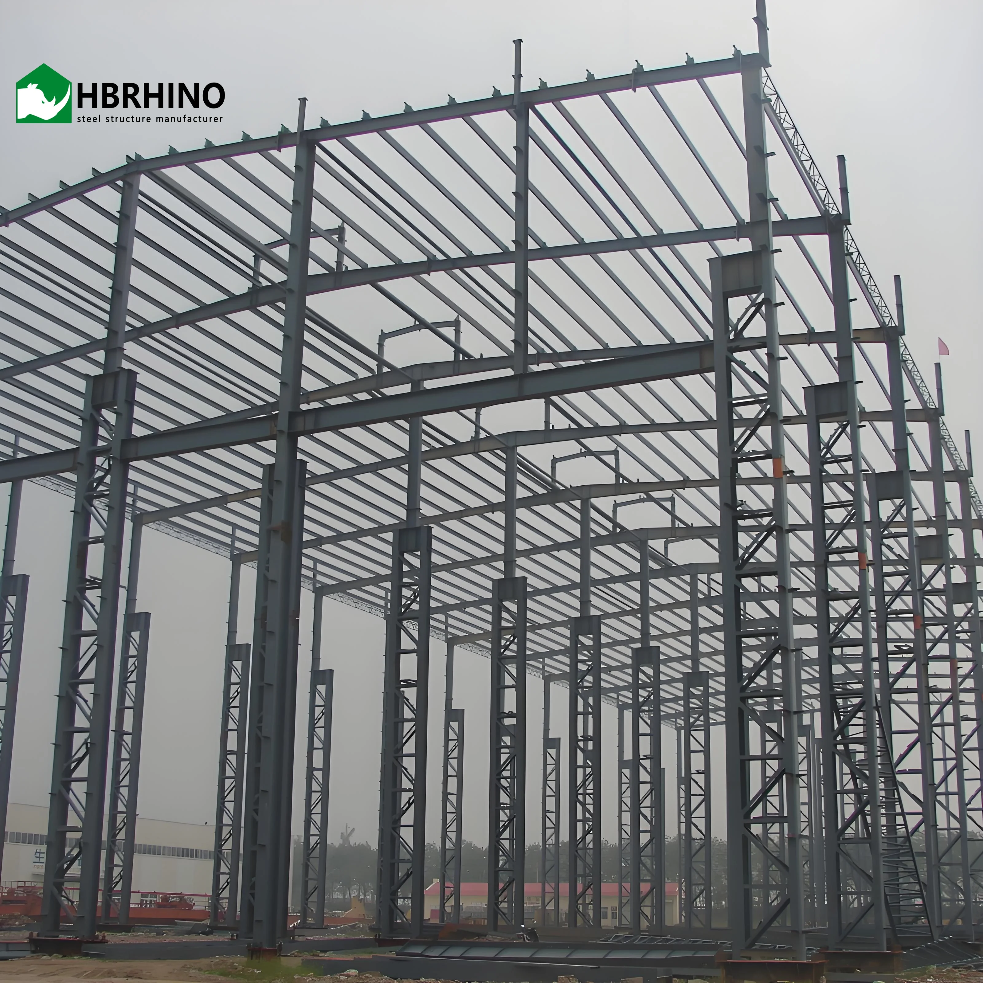 Современная сборная стальная конструкция для цехов и заводов сборный дом склад от Tesia Industry