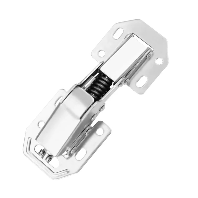 4 Inch 90 Degree Concealed Door Spring Hinge Metal Cabinet Door Bridge Hinge Soft Close Frog Hinge