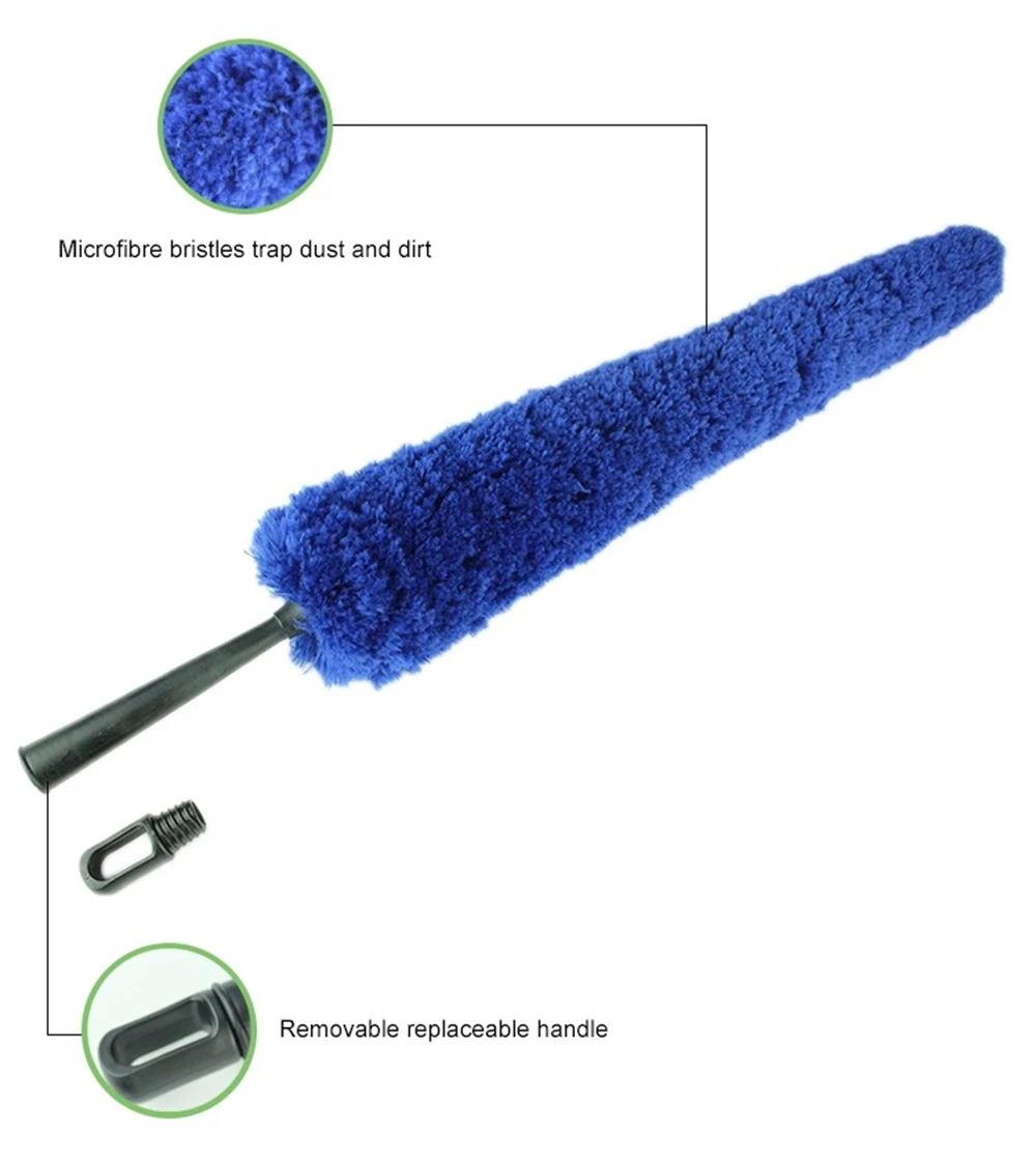 Microfiber Radiator Brush Flexible Long Reach 80cm