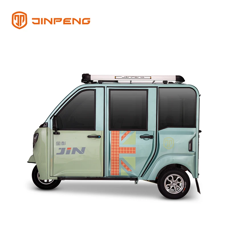 Factory Price Electric Rickshaw Big Power Solar EV Car with 4 Seats Passenger Tricycle
