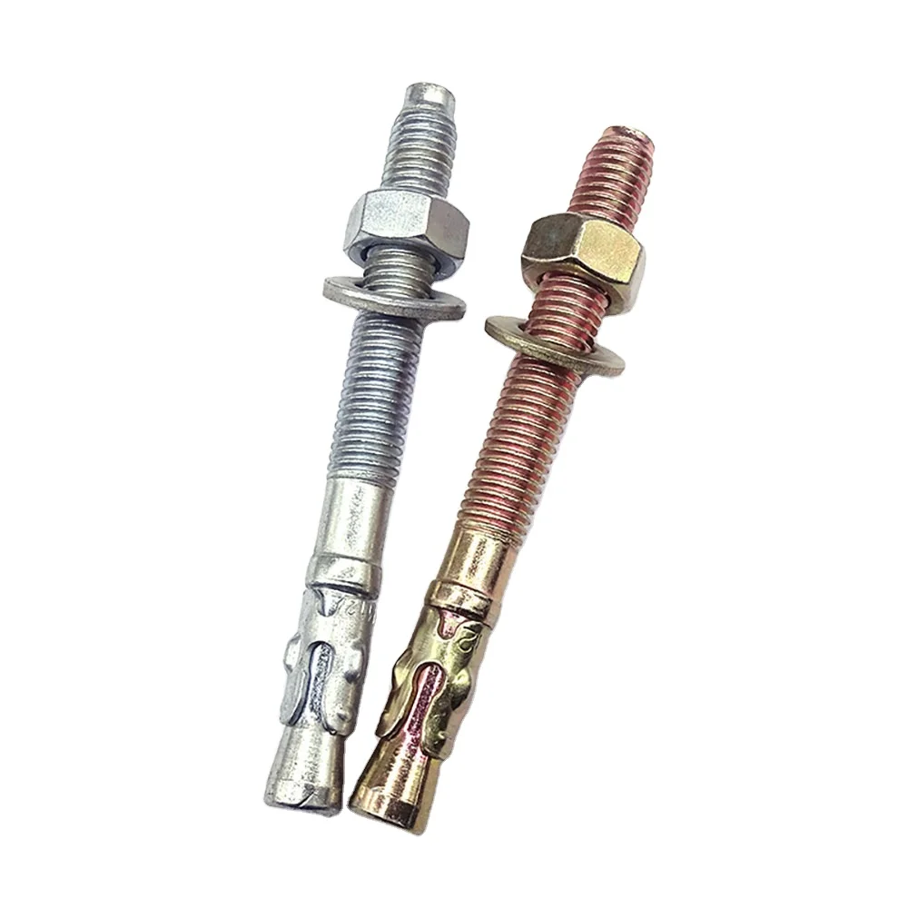Expansion Anchor Bolts And Nuts Wedge Undercut Anchor Through Bolt Zinc