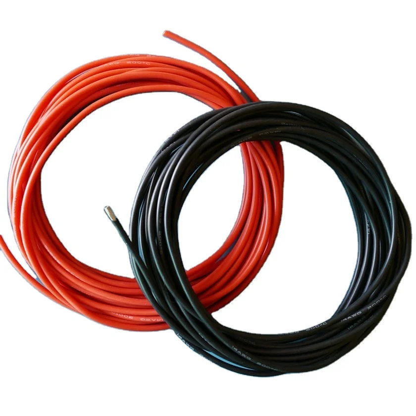 High Flexible Soft High Temperature Silicon Insulated Wires 13awg Silicone Wire