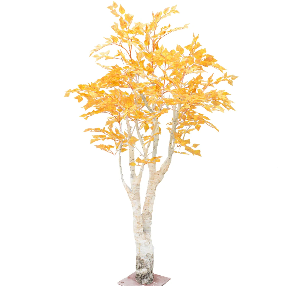 Factory Handmade Faux Birch Artificial Tree Artificial White Birch Trees for Decorative