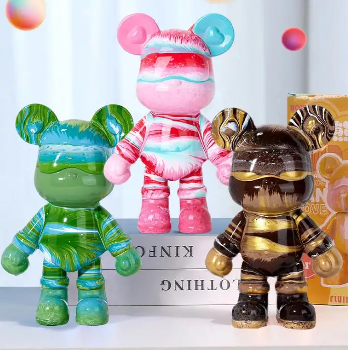 2023 Best Selling Diy Creative Fluid Bear New Arrival White Embryo