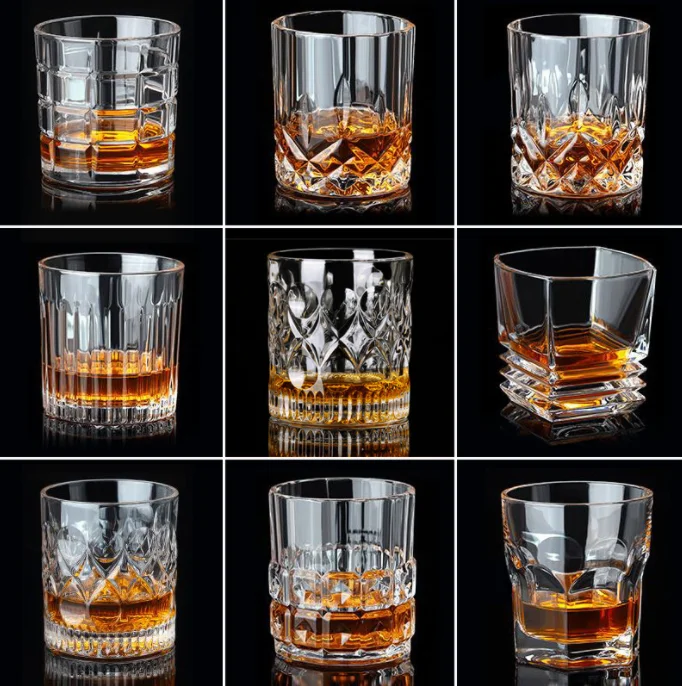 Hot Sale Customized Lead-free Crystal Glass Whisky Glasses Brandy Vodka ...