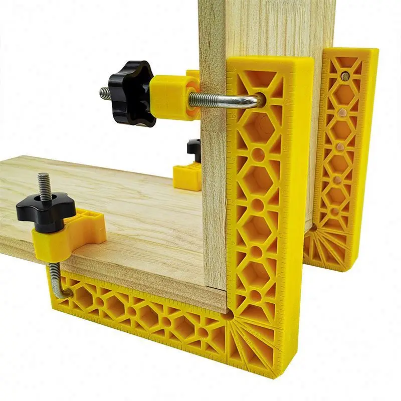 TEBAK W-15 90 Degree Corner Clamp Positioning Squares Right Angle Clamps Corner Woodworking Carpenter Tool L Type Position Block
